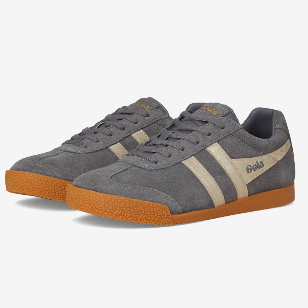 Gola Harrier Mirror (Gold/Silverish) Women’s Sneaker Size 9